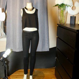 *** BRAND NEW- Helmut Lang Black Stretch Jean Pant